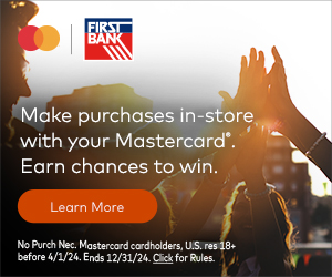 Make purchases in-store with your Mastercard. Earn chances to win. Learn more.